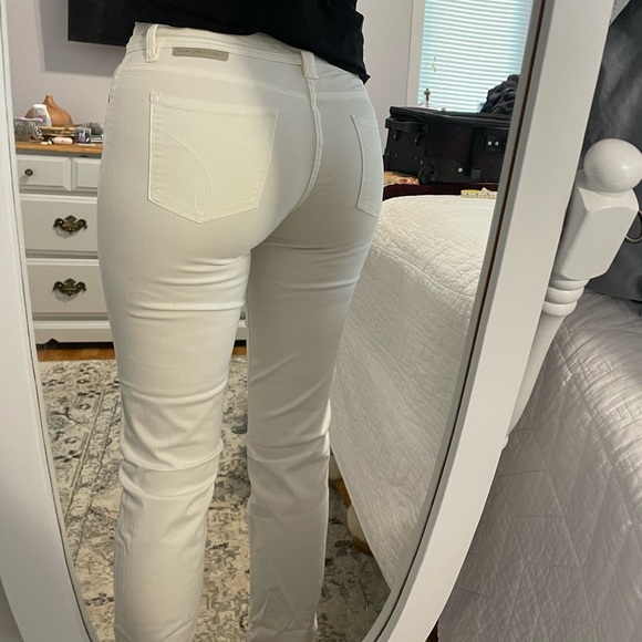 Calvin Klein Jeans cropped white pants - Picture 5 of 6